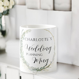 Personalisierbar- Wedding-Planning-Mug     コーヒーマグカップ