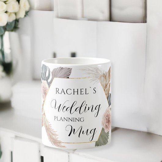 Personalisierbar- Wedding-Planning-Mug コーヒーマグカップ