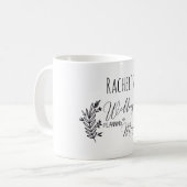 Personalisierbar- Wedding-Planning-Mug コーヒーマグカップ (正面左)