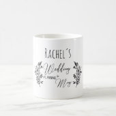 Personalisierbar- Wedding-Planning-Mug コーヒーマグカップ (中央)