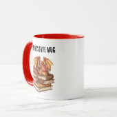 Personalisierbare Book Hoarder マグカップ (正面左)