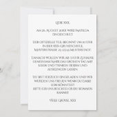 Personalisierbare Einladung zur Einschulung 2024 招待状 (裏面)