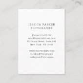 Personalisierbare Foto 名刺 (裏面)