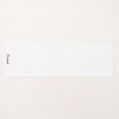 Personalisierbare Yogamatte mit Blumen- Design ヨガマット (裏面(横))