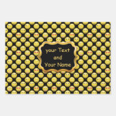 personalisierbares Emoji Packpapier Blätter Set ラッピングペーパーシート (正面2)