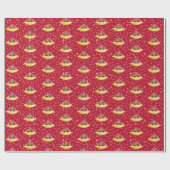 personalisierbares Weihnachtsgeschenkpapier ラッピングペーパー (フラット)