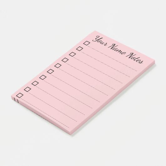 personalisiert Name ポストイット (アングル)