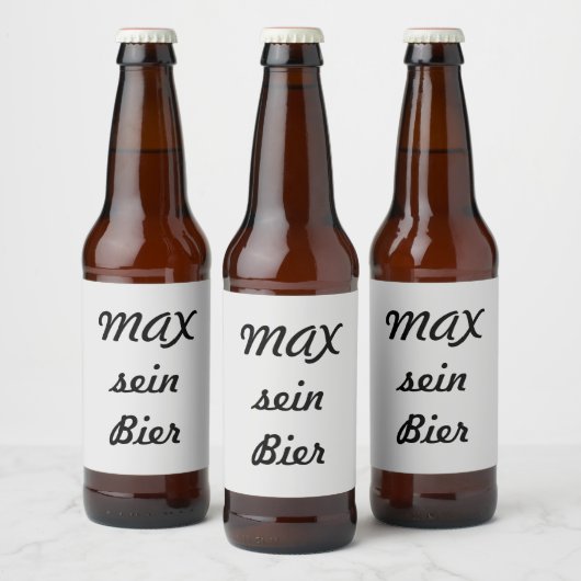 personalisierte ビールラベル (ボトル)