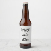 personalisierte ビールラベル (正面)