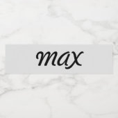 personalisierte ペットボトルラベル (シングルラベル)