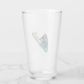 Personalisierte 473 ml Trinkglas mit Kettensägen-D タンブラーグラス (裏面)