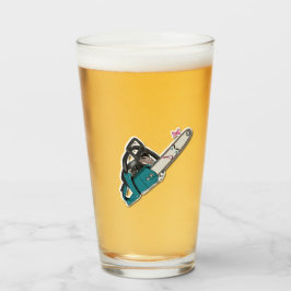 Personalisierte 473 ml Trinkglas mit Kettensägen-D タンブラーグラス