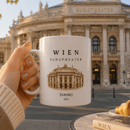 Personalisierte Burgtheater Tasse | Name & Jahr コーヒーマグカップ