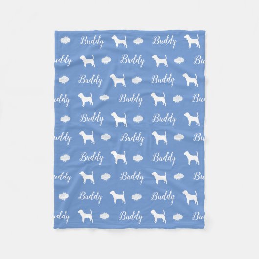 Personalisierte Decke für Beagle Freunde フリースブランケット (正面)