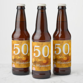 personalisierte Geburtstag ビールラベル