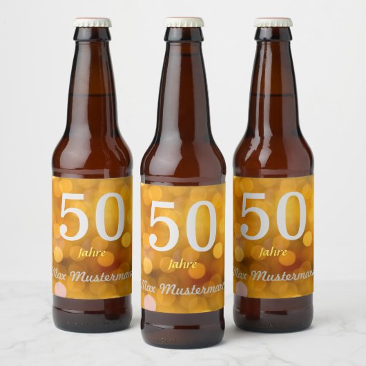personalisierte Geburtstag ビールラベル (ボトル)