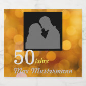 personalisierte Geburtstag ビールラベル (シングルラベル)