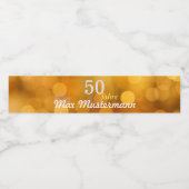 personalisierte Geburtstag Wasserflaschen Etikette ペットボトルラベル (シングルラベル)