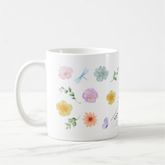 Personalisierte Mama Tasse mit Kinderhände コーヒーマグカップ