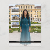 Personalisierte Reiseerinnerung Österreich ポストカード (正面)