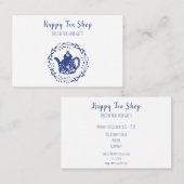 Personalisierte Tee Shop 名刺 (正面/裏面)