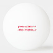personalisierte Tischtennisbälle 卓球ボール (正面)