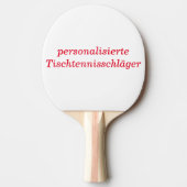 personalisierte Tischtennisschäger 卓球ラケット (正面)