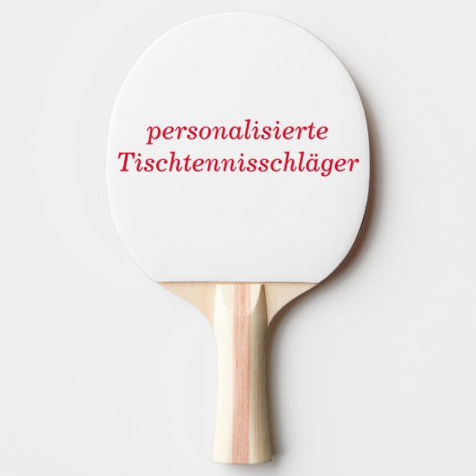 personalisierte Tischtennisschäger 卓球ラケット (正面)
