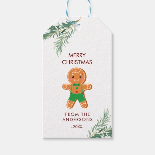 Personalisierte Weihnachts - Geschenkanhanger ギフトタグ (正面)