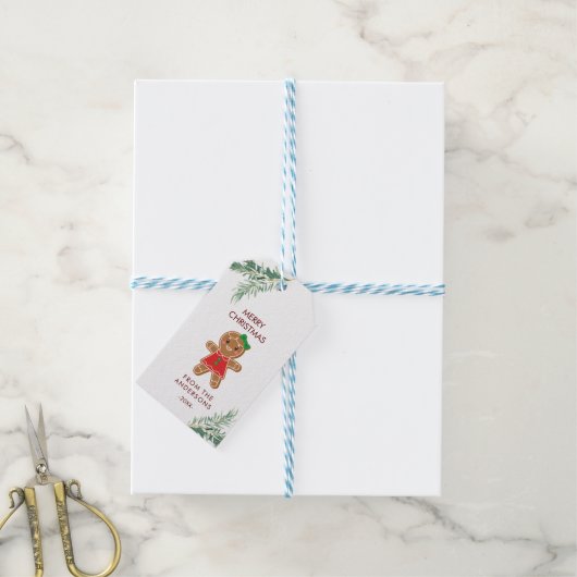 Personalisierte Weihnachts- Geschenkanhänger ギフトタグ (より糸付き)