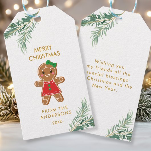 Personalisierte Weihnachts - Geschenkanhanger ギフトタグ