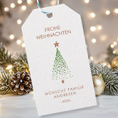 Personalisierte Weihnachts- Geschenkanhänger ギフトタグ