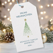 Personalisierte Weihnachts- Geschenkanhänger ギフトタグ