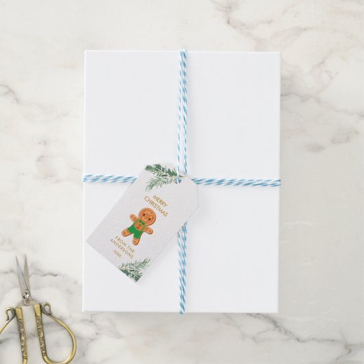 Personalisierte Weihnachts- Geschenkanhänger ギフトタグ (より糸付き)