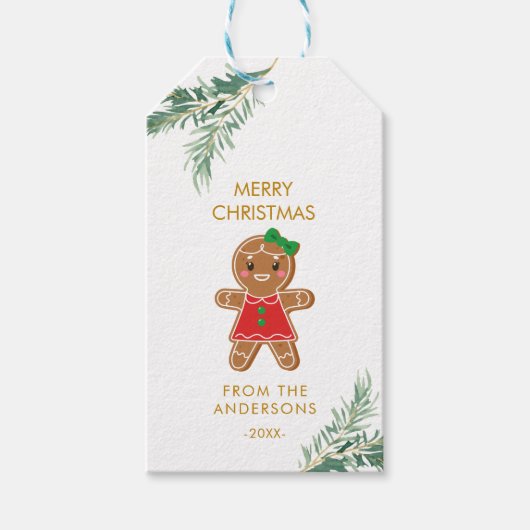 Personalisierte Weihnachts - Geschenkanhanger ギフトタグ (正面)