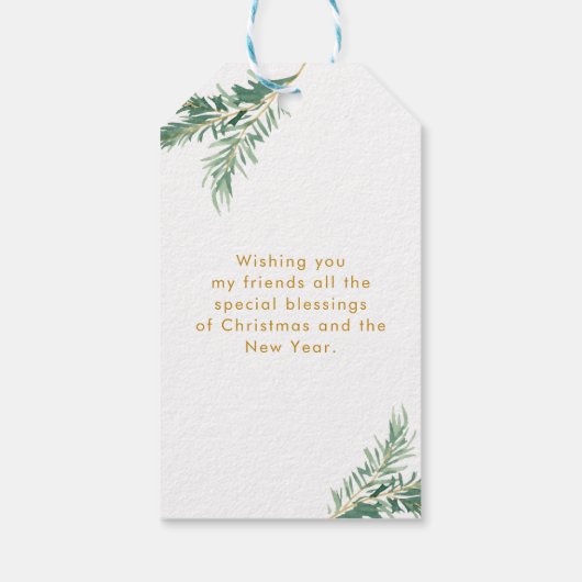 Personalisierte Weihnachts - Geschenkanhanger ギフトタグ (裏面)