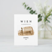 Personalisierte Wien Albertina | Name & Jahr ポストカード (スタンド正面)