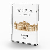 Personalisierte Wien Belvedere | Name & Jahr フォトブロック (右)