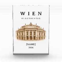 Personalisierte Wien Burgtheater | Name & Jahr