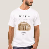 Personalisierte Wien Burgtheater | Name & Jahr Tシャツ (正面)