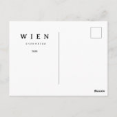 Personalisierte Wien Gasometer | Name & Jahr ポストカード (裏面)