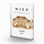 Personalisierte Wien Museumsquartier | Name & Jahr フォトブロック (右)
