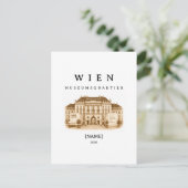 Personalisierte Wien Museumsquartier | Name & Jahr ポストカード (スタンド正面)