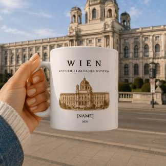 Personalisierte Wien Naturhistorisches Museum  コーヒーマグカップ