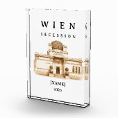 Personalisierte Wien Secession | Name & Jahr フォトブロック (右)