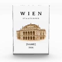 Personalisierte Wien Staatsoper | Name & Jahr