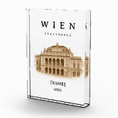 Personalisierte Wien Staatsoper | Name & Jahr フォトブロック (右)