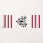 Personalisierte Yoga Matte mit Herz & Name ヨガマット (正面(横))