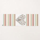 Personalisierte Yoga Matte mit Herz & Name ヨガマット (正面(横))