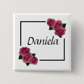 personalisierter名PIN Ansteckerボタン 缶バッジ (正面)